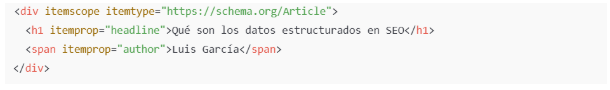 ejemplo dato estructurado microdato